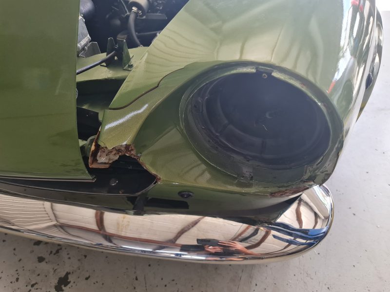 1970 Fiat 124 Sport Spider - Rust Damage