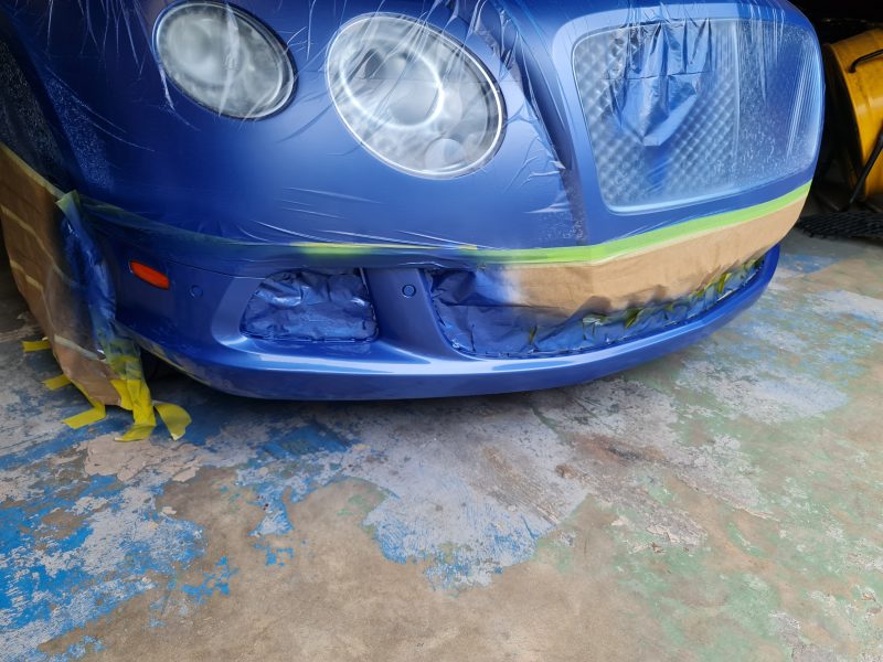 Bentley GTC Right Bumper - Prepped for Paint