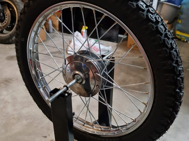1970 Honda CL90K Wheel - Restored
