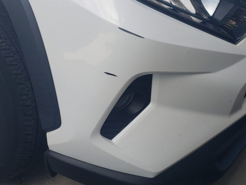 2025 Toyota RAV4 Front Bumper Scratches