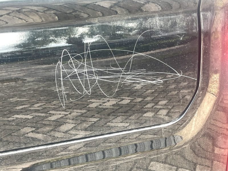 Silverado Deep Scratch Damage