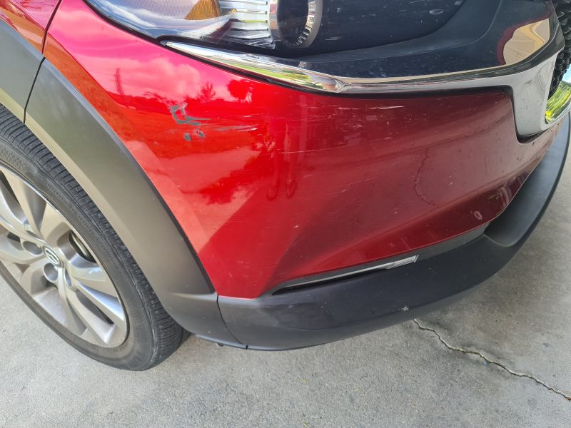 Mazda CX-5 Bumper Scratches