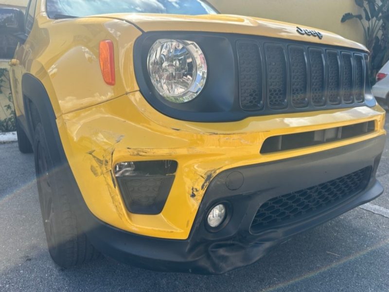 Jeep Renegade Bumper Damage