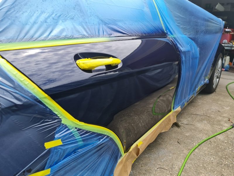 Mercedes C300 Door - During Prep