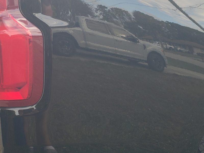 Silverado Taillight Area - Repaired