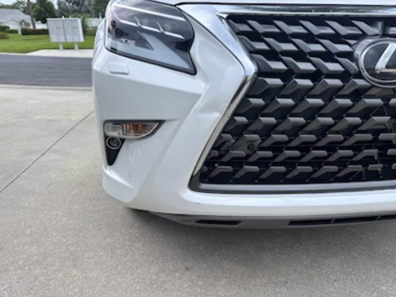 Lexus IS Front Bumper Dent
